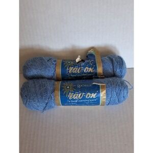 Vintage Rochelle Hand‎ Knitting Yarn. #913 Frosted Blueberry New